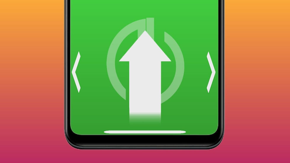 Gesture Navigation to Home Screen