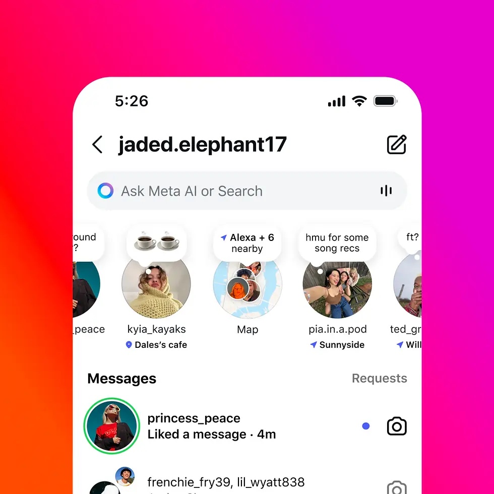 Instagram Location Sharing