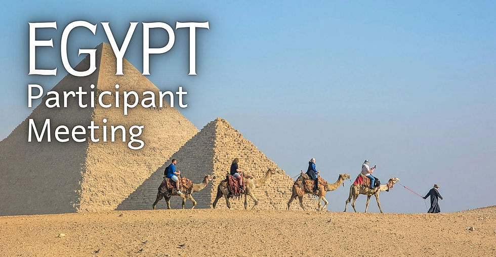 Egypt Participant Retreat Meeting