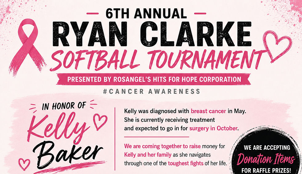 The Ryan Clarke Softball Tournament