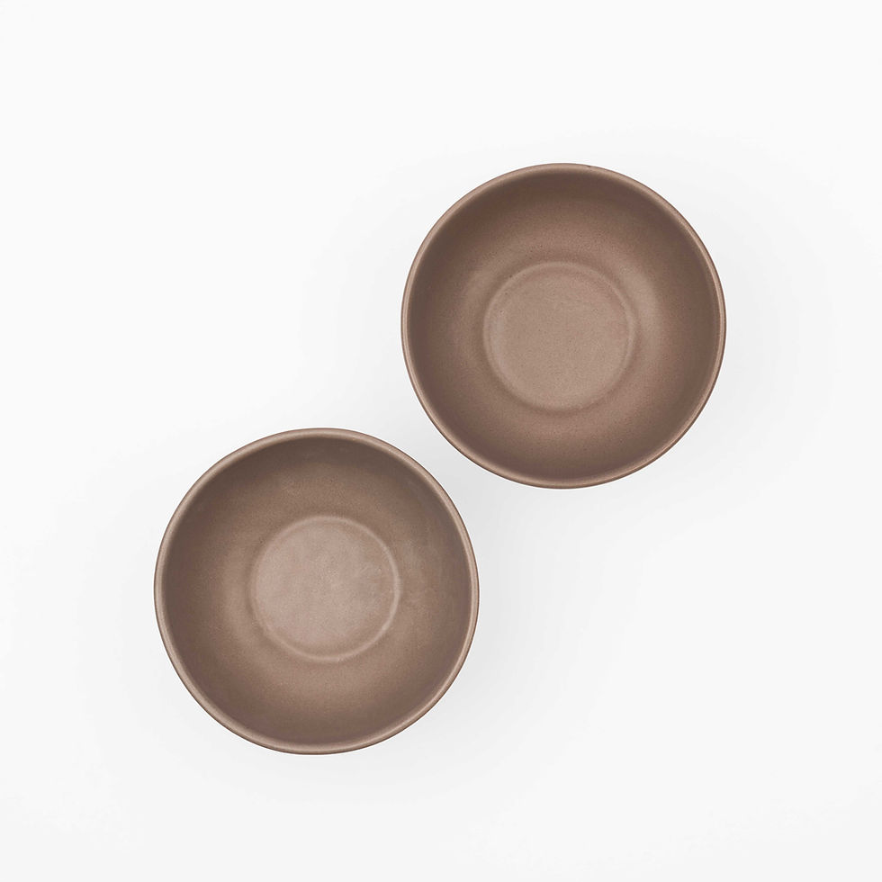 Earth Tatva Recycled Ceramic Rock Bowls Top View