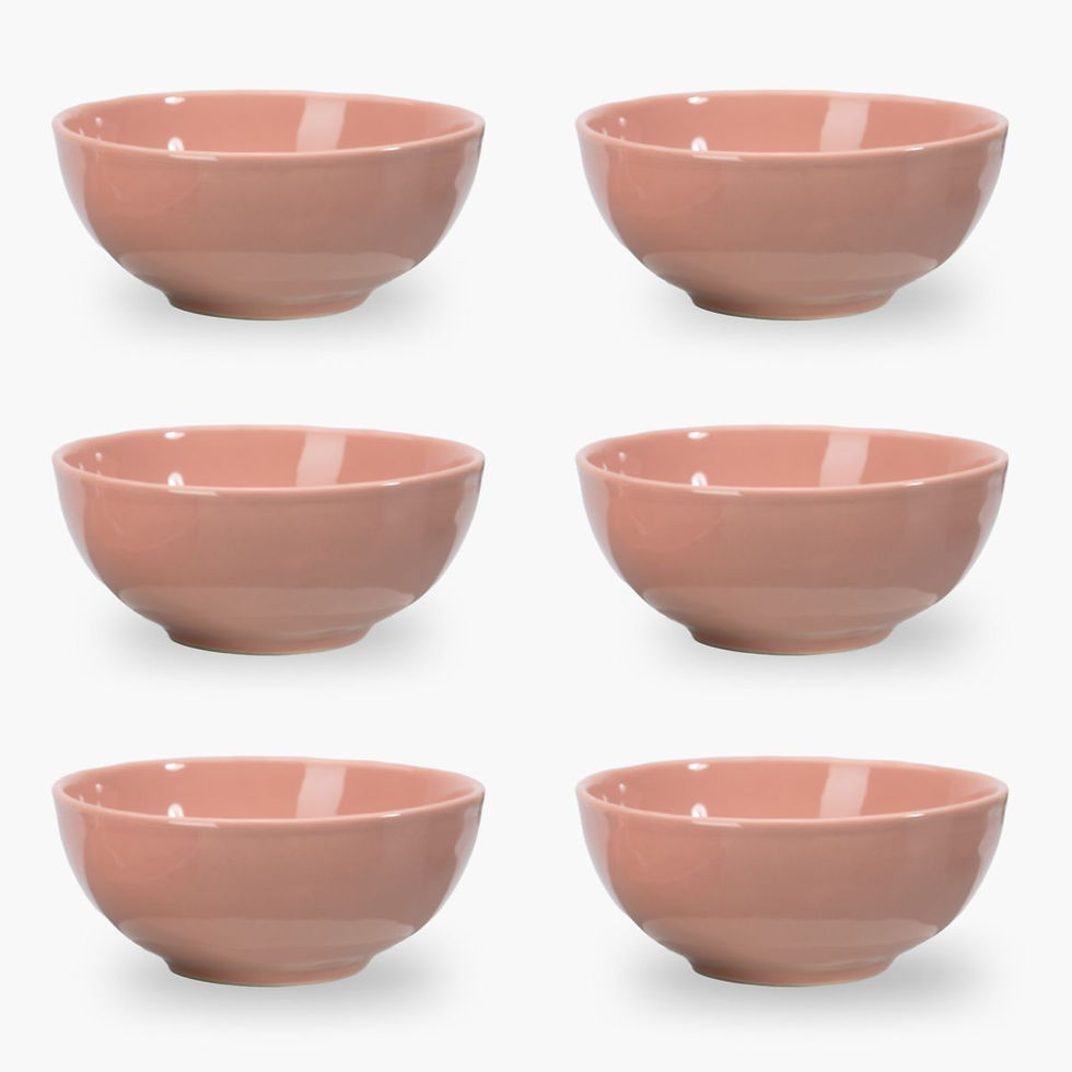 Thumbnail: Set of 6 - Recycled Ceramic Bowls