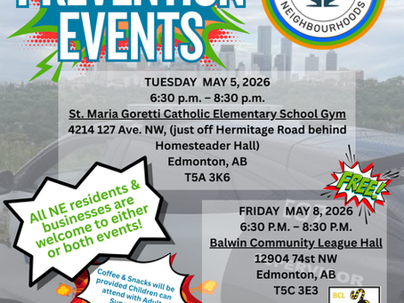 Crime Prevention Events in Northeast Edmonton – Free Community Safety Event This May