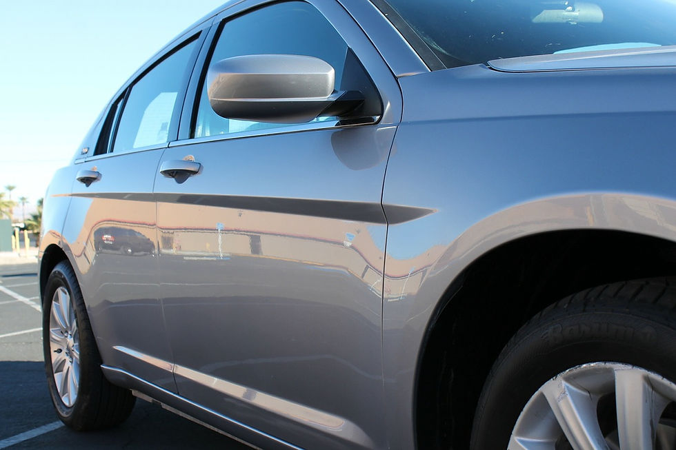 Close-Up Car Side