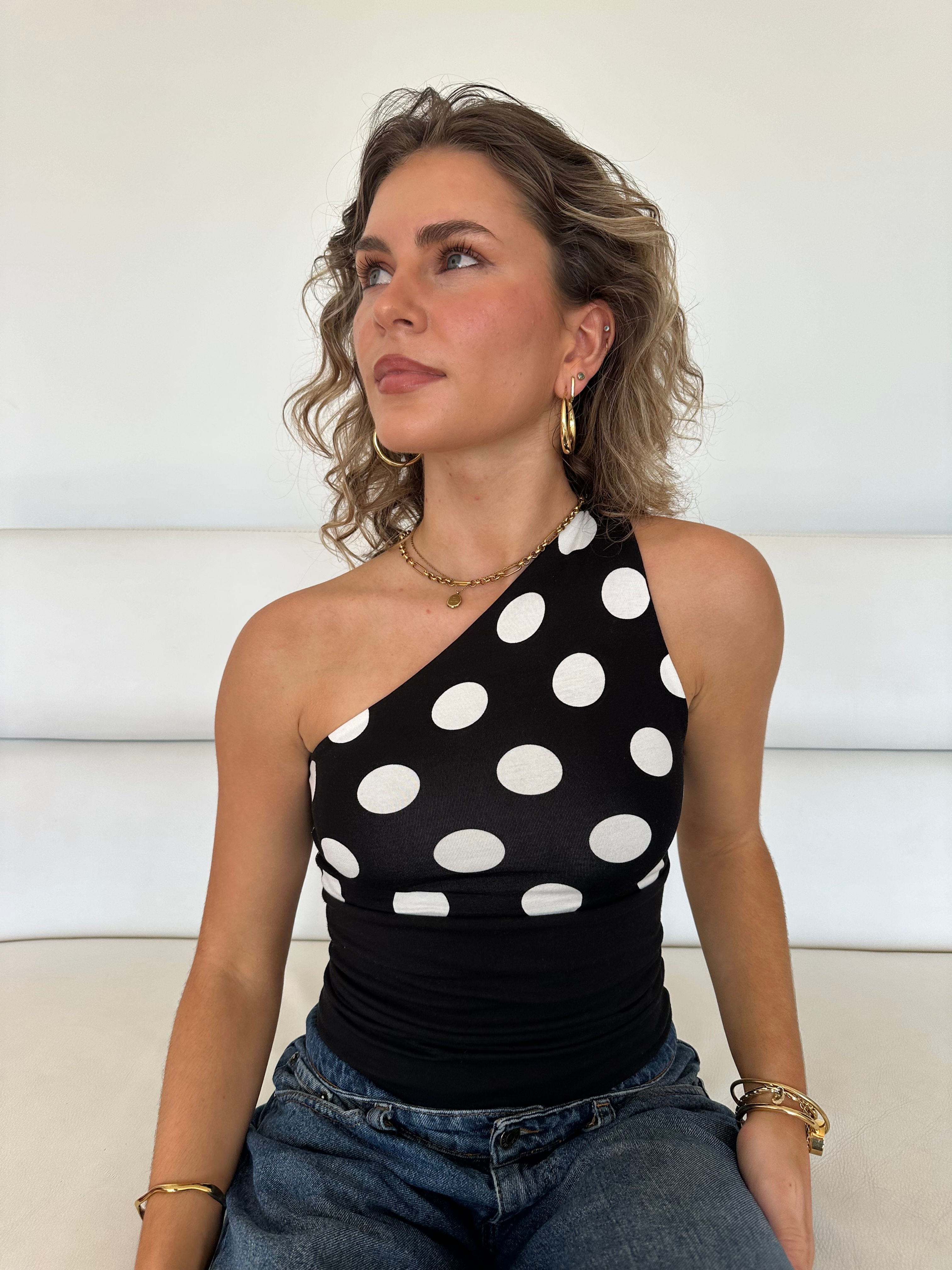 Polka One shoulder
