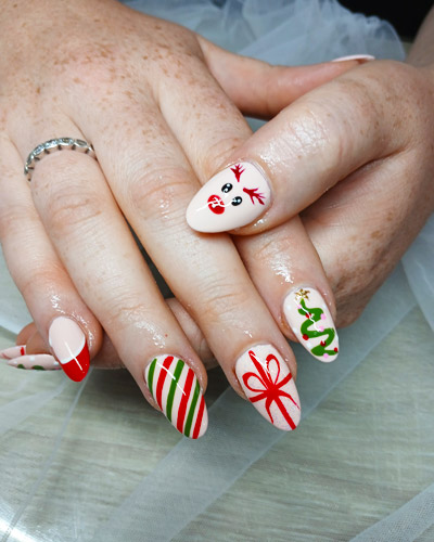 xmas nails