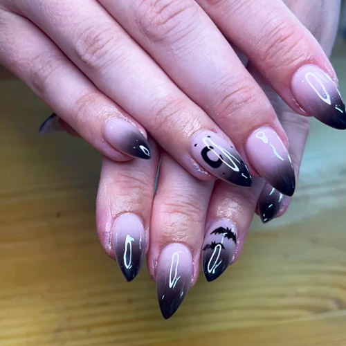ombre builder gel nails