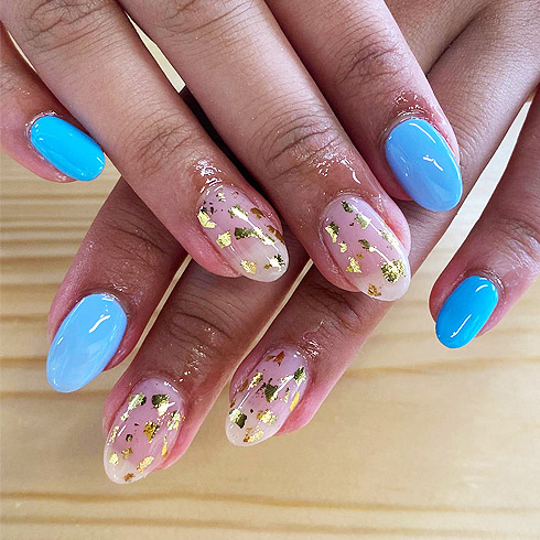 Simple summer manicure