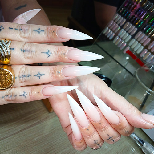 Long ombre extensions