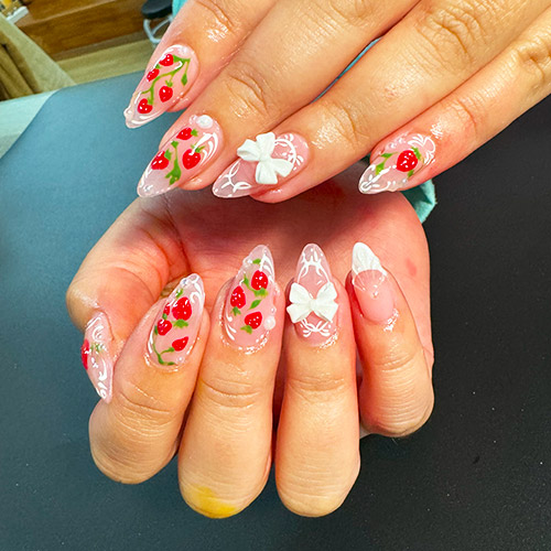 Summer style nail art