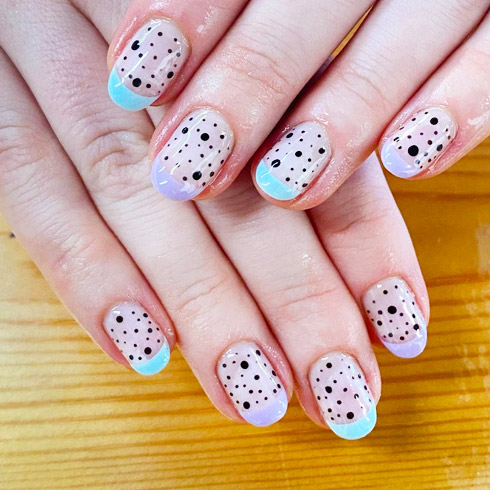 fun french style nails