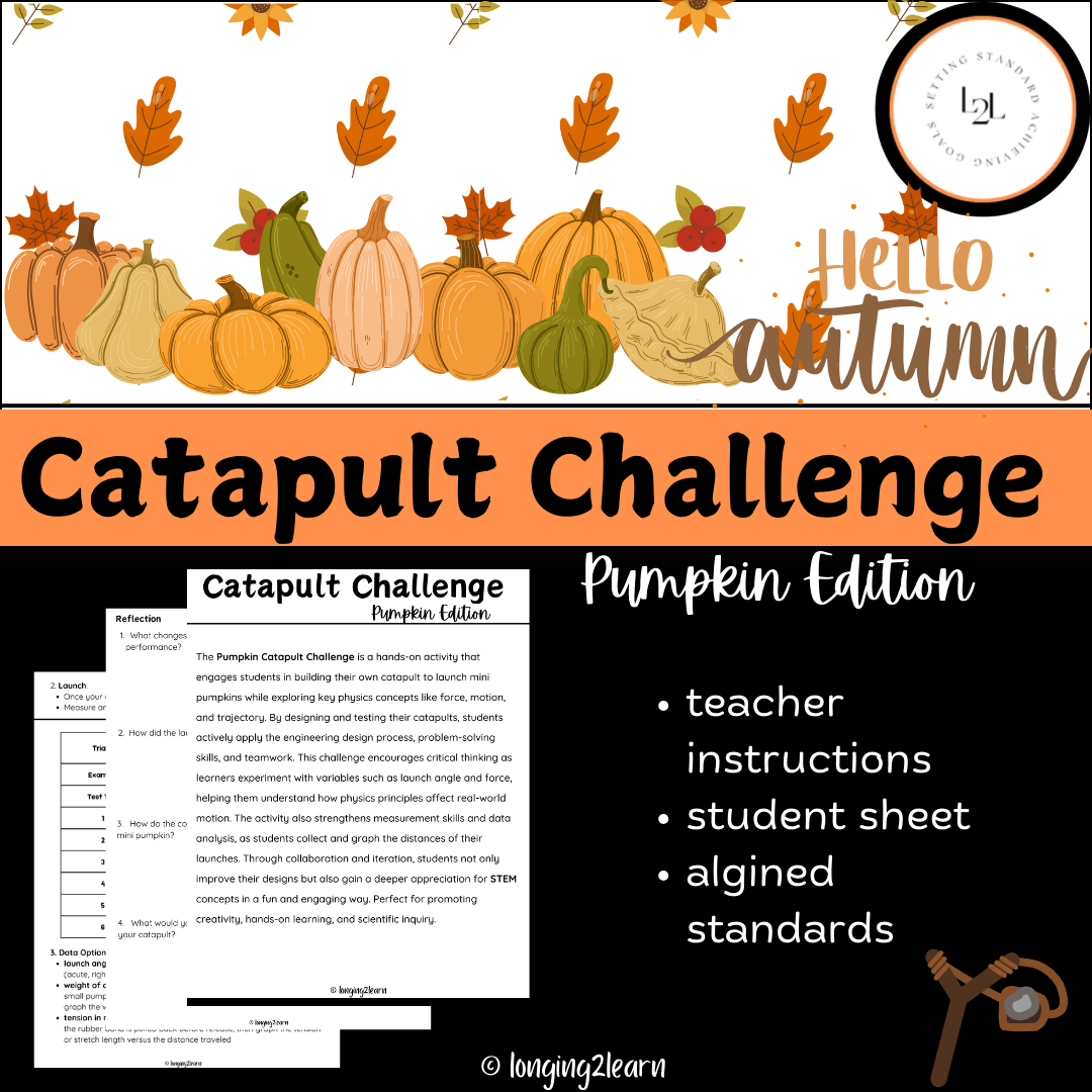 Pumpkin Catapult Challenge – A Fun & Engaging Fall STEM Activity