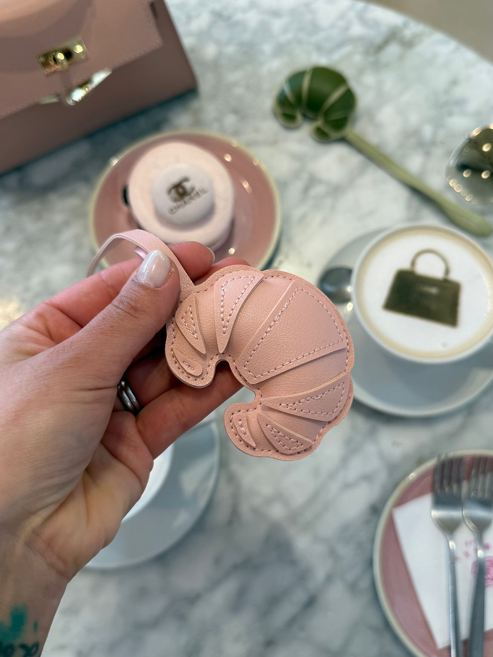 Thumbnail: Pink Croissant Charm