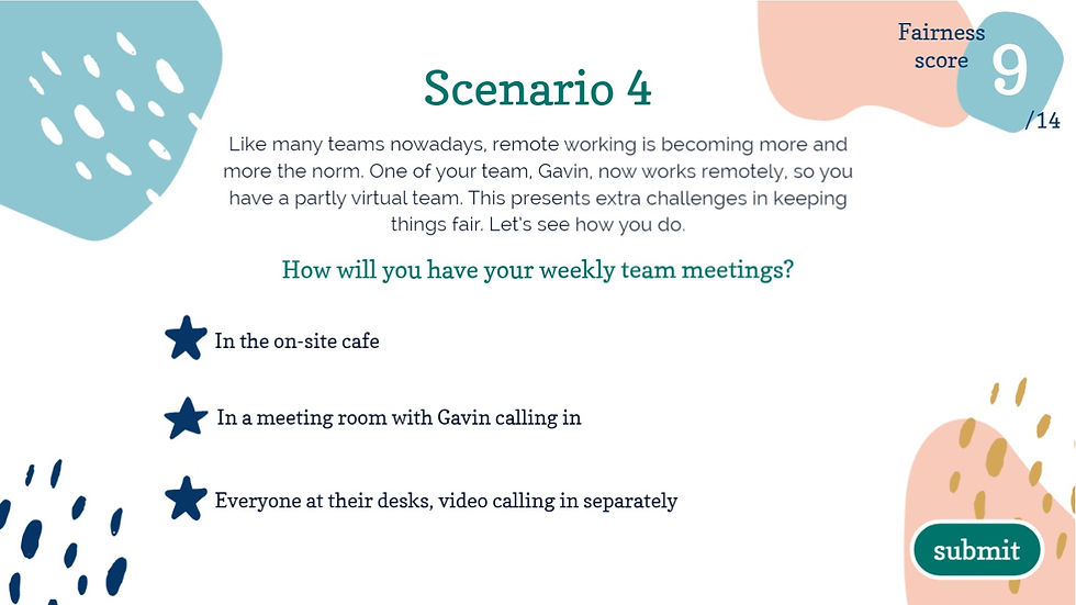 Scenario question