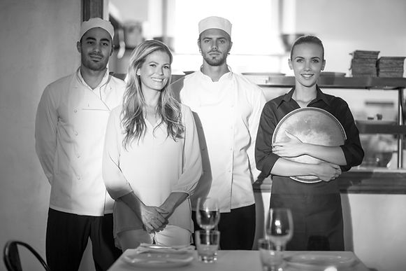 Portrait du personnel du restaurant