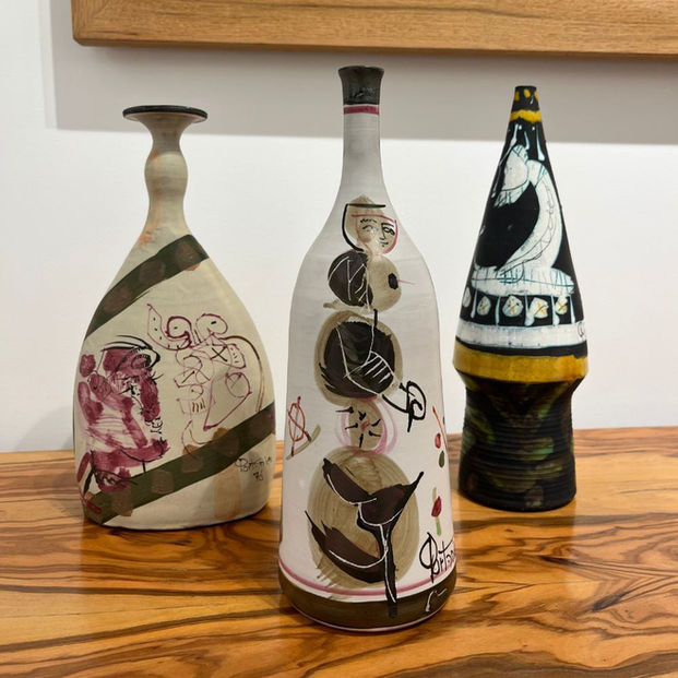 Glazed ceramic by Gilbert Portanier, displayed at Dumas+Limbach Gallery, Paris.