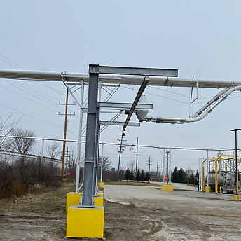 inverted L track system