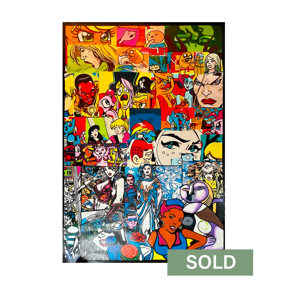 Erro | Painting | Collage | BD | Comics | Marvel | Manga | Art gallery | Dumas Limbach