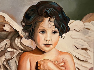 Figure 1. My Angel [Oil on canvas] by Kit Louis, 2017.