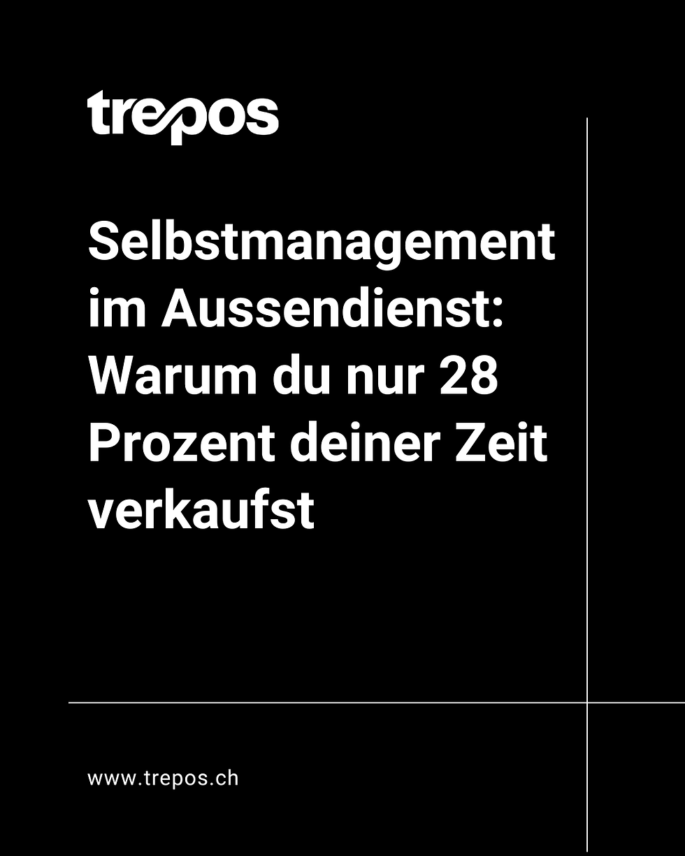 Selbstmanagement im Aussendienst: Mehr Zeit für den Kunden