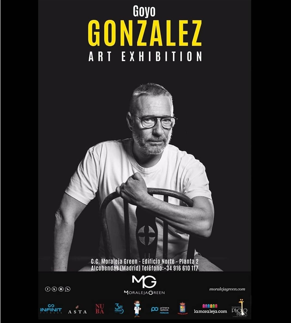 Art Exhibition. Cartel exposición Goyo González
