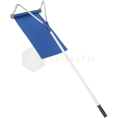 GardenPal Snow Roof Rake, Snow Removal For Flat Roofs, Clearing Trucks, RVs. Aluminium Material, Adjustable Telescoping Wheel