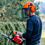 Thumbnail: GardenPal Industrial Forestry Safety Helmet and Hearing Protection System, with Mesh Face Protection, Safety Helmet with Ear