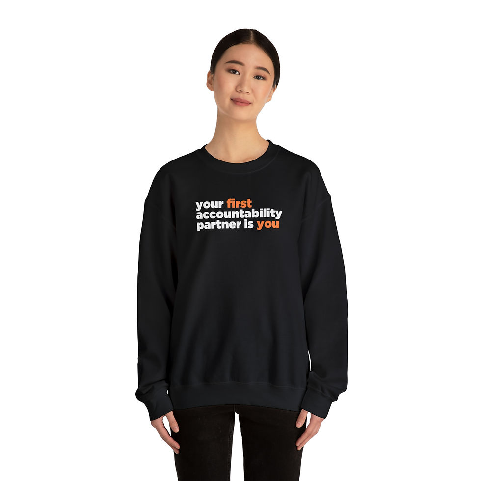 Thumbnail: Your First Accountability Partner Sweatshirt