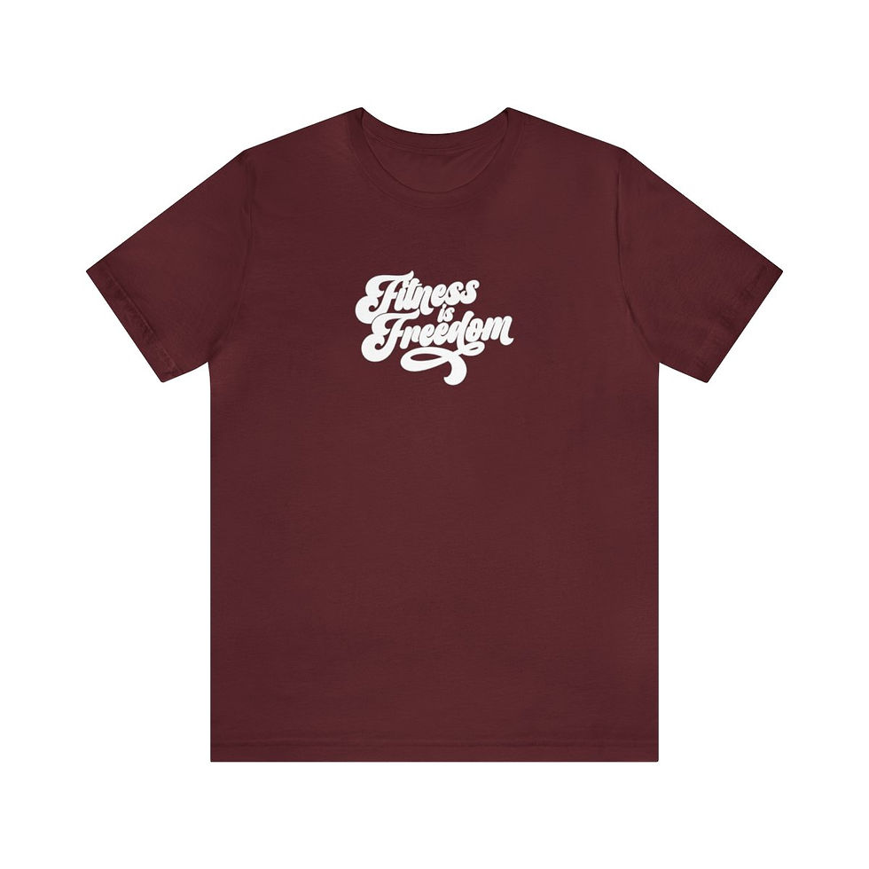Thumbnail: Fitness is Freedom Short Sleeve T-Shirt