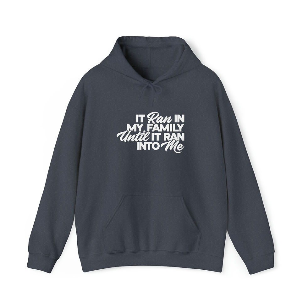 Thumbnail:  It Ran In My Family Style 1 Hoodie Black/Burgundy/Charcoal/Heather Grey