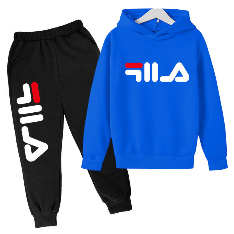 Thumbnail: 2025 Spring and Autumn Children's Boys and Girls Casual Sports Top + Pants 2-pie