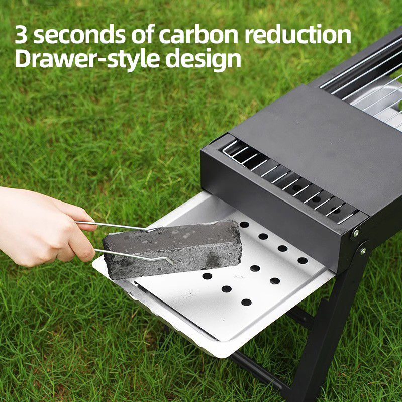 Thumbnail: BEIYUE  Grill Outdoor Portable Bbq Grill Charcoal Grill For Home Use Pull-Out Fo