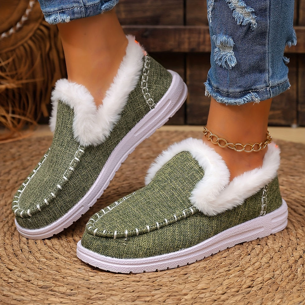 Thumbnail: Flat-soled Snow Boots, Short Boots, Warm and Comfortable Shoes for Women, Thicke