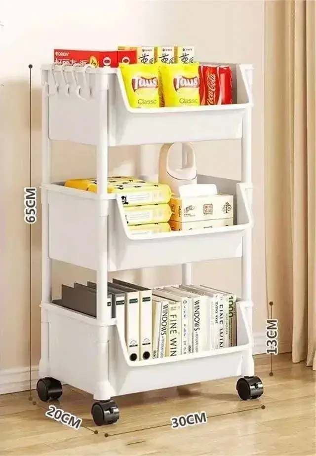 Thumbnail: Storage Trolley Bookshelf Cabinets Shelf Childrens Bookshelves Floor Small Book 