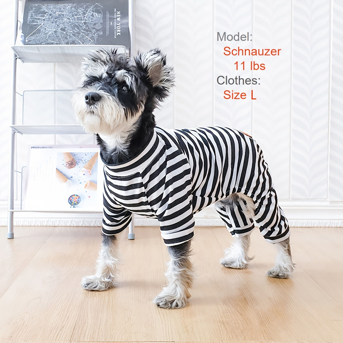 Cozy Striped Pajamas For Small Dogs And Cats - Soft Stretch Fabric For Ultimate