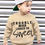 Thumbnail: Stylish Lettering| Boys' Cozy Fleece-Lined Sweatshirt - "Trouble Never Looked So