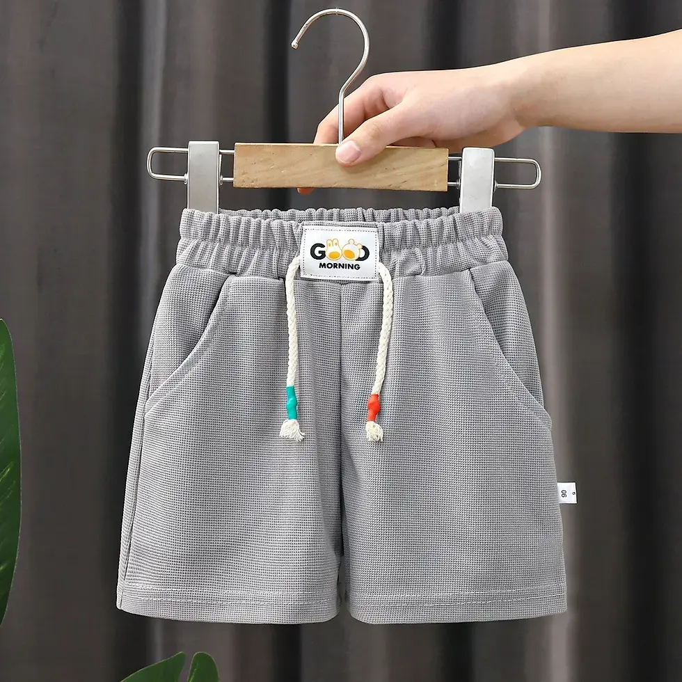 Thumbnail: New Summer Boys Shorts Candy Color Beach Shorts for Kids Casual Elastic Waist Ch