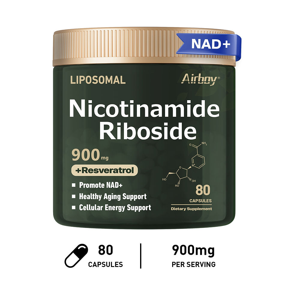 NAD+Supplement - Liposomal Nicotinamide Nucleoside 900mg Resveratrol Quercetin -