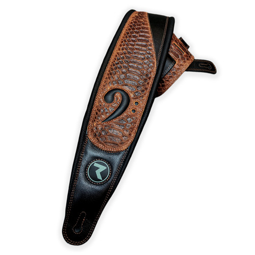 RAVEN STRAPS Jaco 4" Phyton / Black Clave de Sol