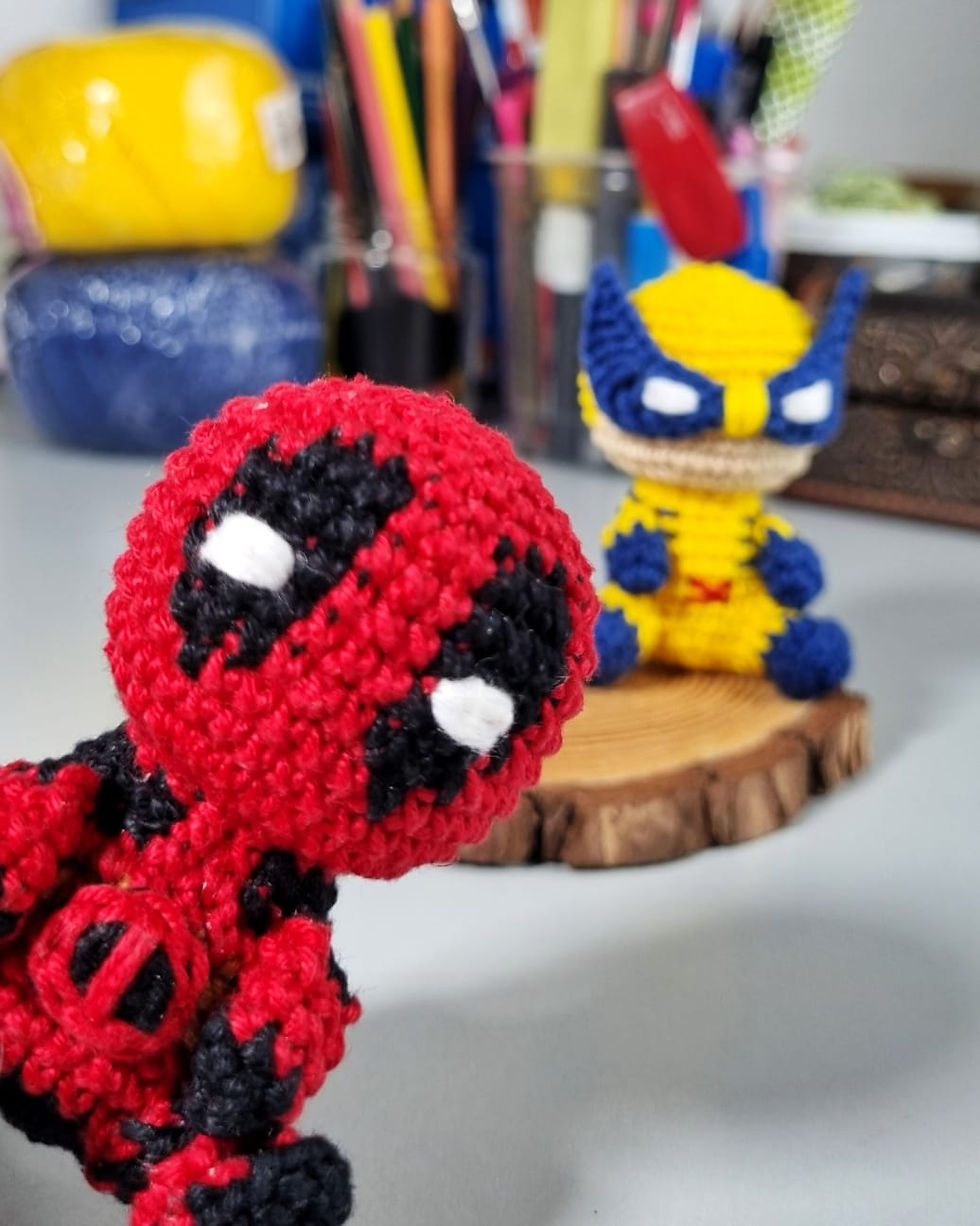 Miniatura: PDFs chaveiro Deadpool e Wolverine