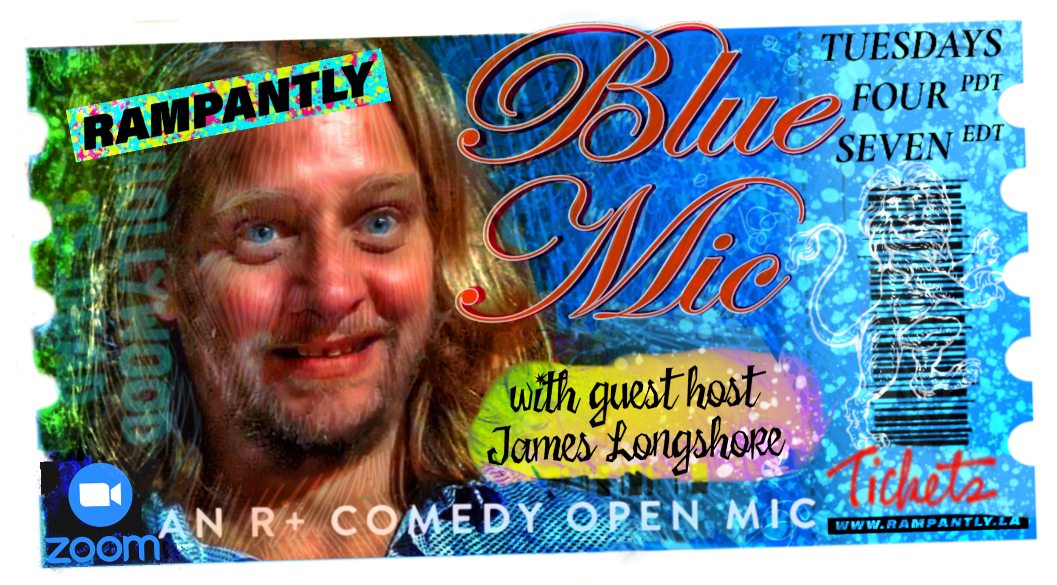🎟️ Blue Mic #14 w/ James Longshore