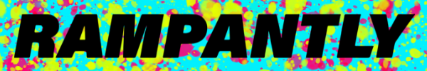 Rampantly Aqua YPSplatter Background Block Logo