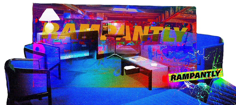 rampantly pixel living room lv420
