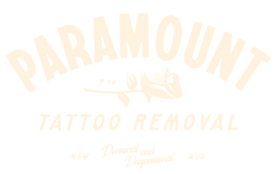 This is the paramount tattoo removal logo