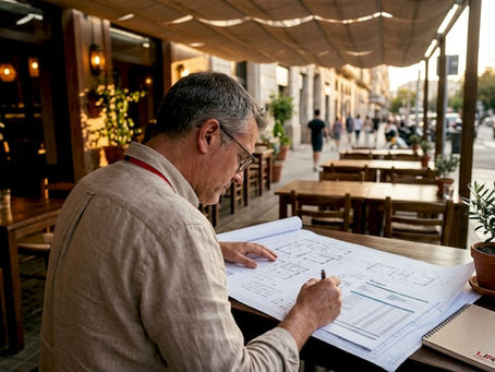 Arquitecto analizando el coste de una reforma