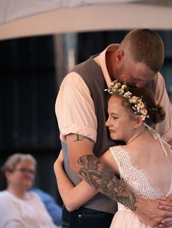 Bride and groom share a first dance, Wedding Photography Josh and Rachel celebration