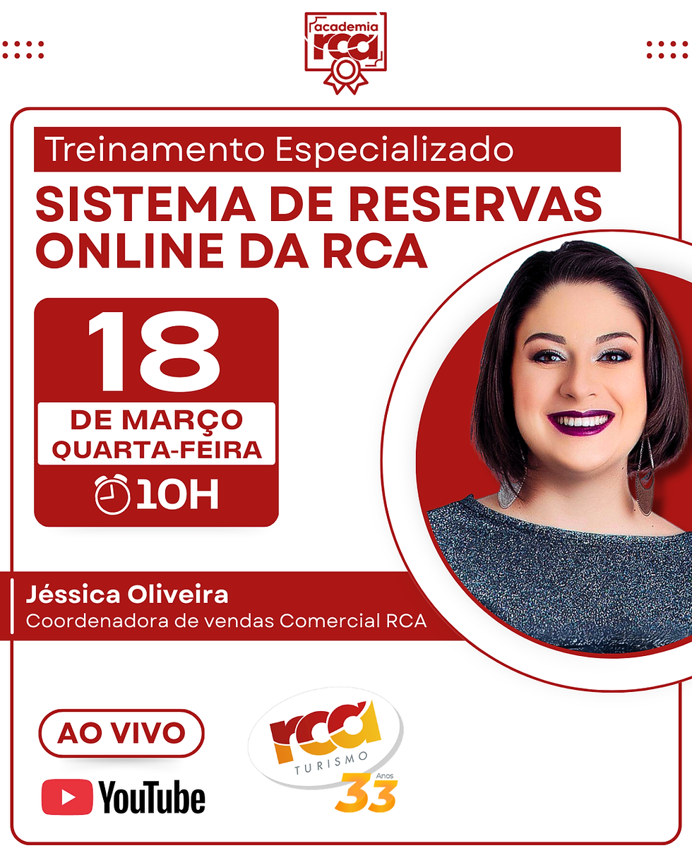 🎓💻 Treinamento Sistema de Reservas Online RCA