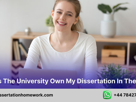 Does the University Own My Dissertation in the UK?