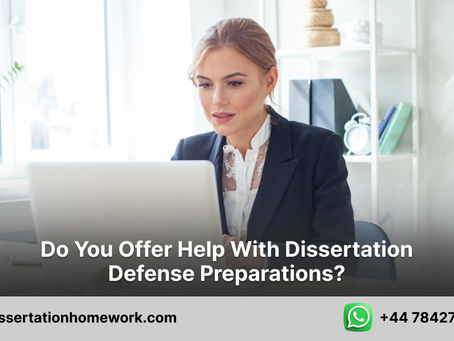 Do you offer help with dissertation defense preparations?