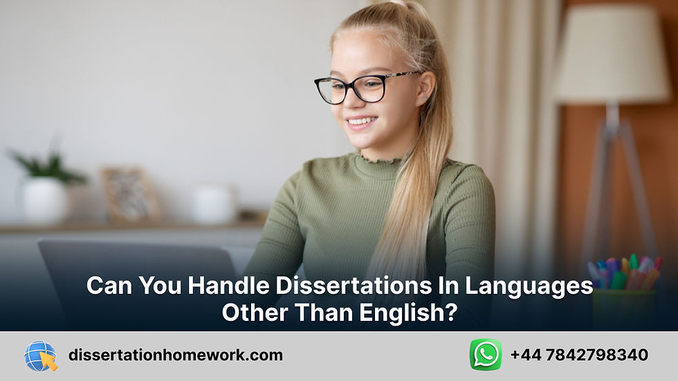 dissertation writing services in UK
